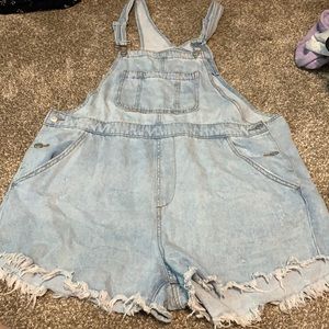 Jean short overalls, wild fable